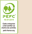 Entreprise certifiée PEFC